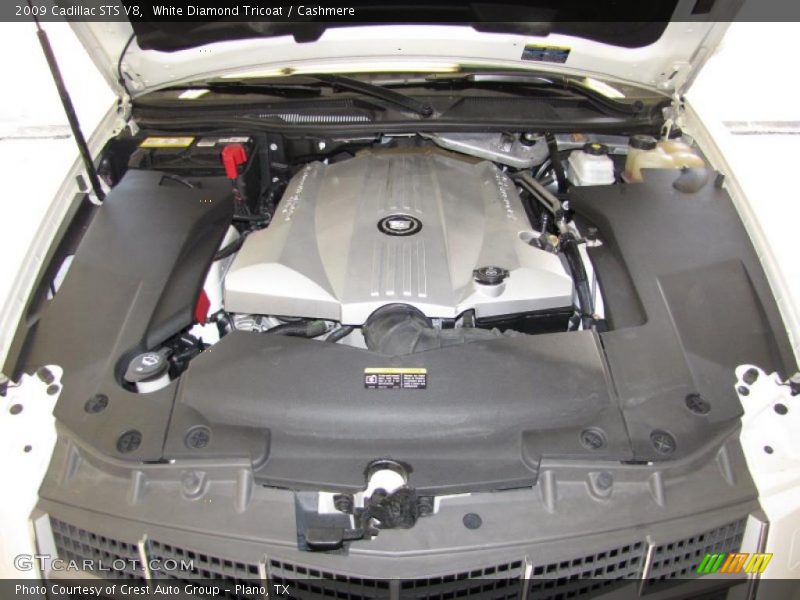 White Diamond Tricoat / Cashmere 2009 Cadillac STS V8