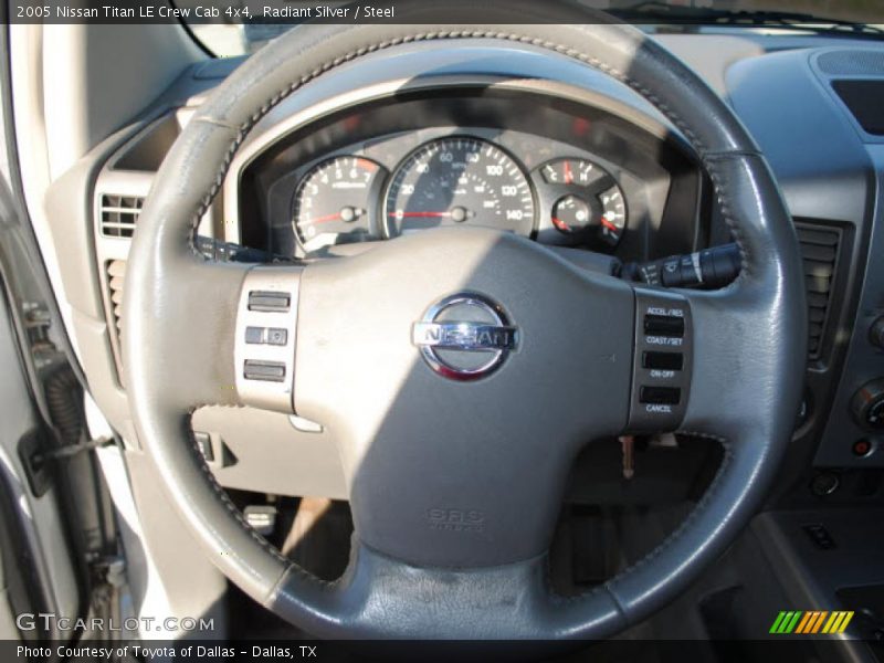 Radiant Silver / Steel 2005 Nissan Titan LE Crew Cab 4x4