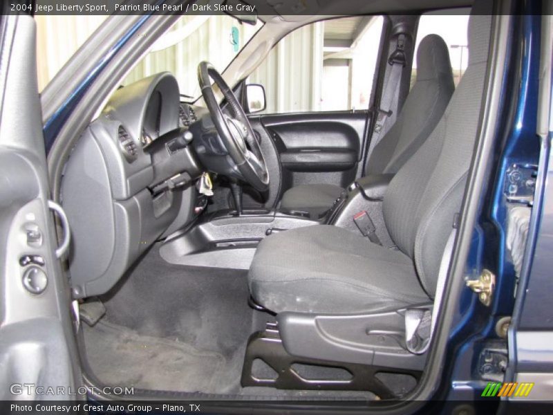 Patriot Blue Pearl / Dark Slate Gray 2004 Jeep Liberty Sport