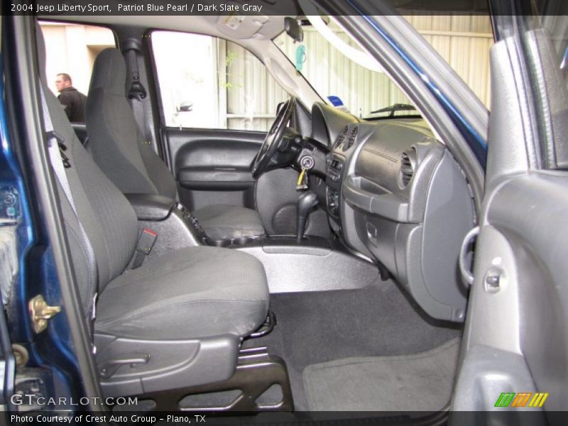 Patriot Blue Pearl / Dark Slate Gray 2004 Jeep Liberty Sport