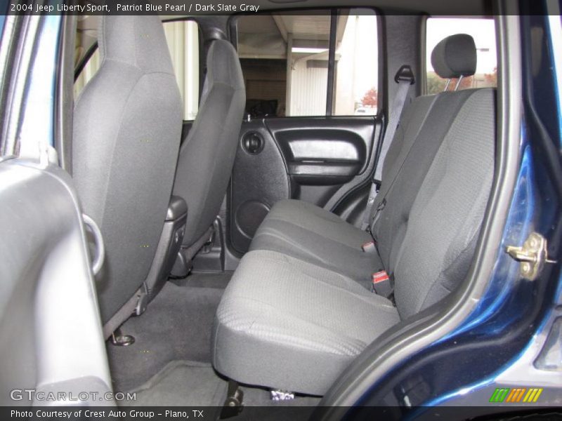 Patriot Blue Pearl / Dark Slate Gray 2004 Jeep Liberty Sport