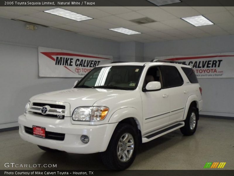 Natural White / Taupe 2006 Toyota Sequoia Limited