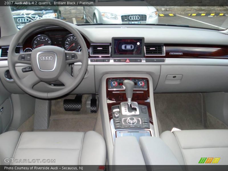 Brilliant Black / Platinum 2007 Audi A8 L 4.2 quattro