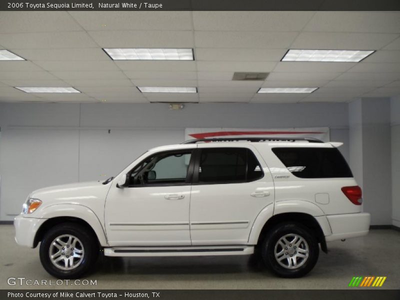 Natural White / Taupe 2006 Toyota Sequoia Limited