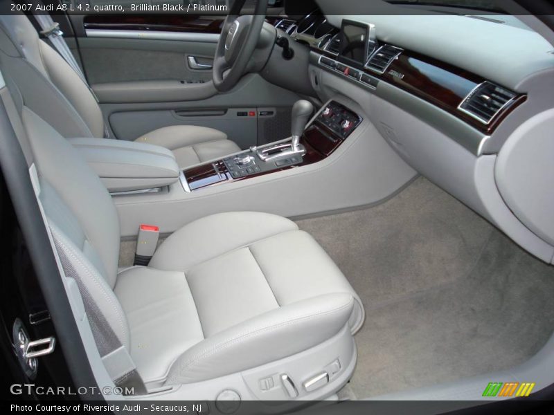 Brilliant Black / Platinum 2007 Audi A8 L 4.2 quattro