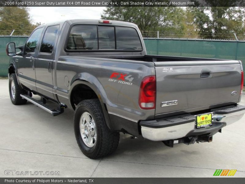 Dark Shadow Gray Metallic / Medium Flint 2006 Ford F250 Super Duty Lariat FX4 Off Road Crew Cab 4x4