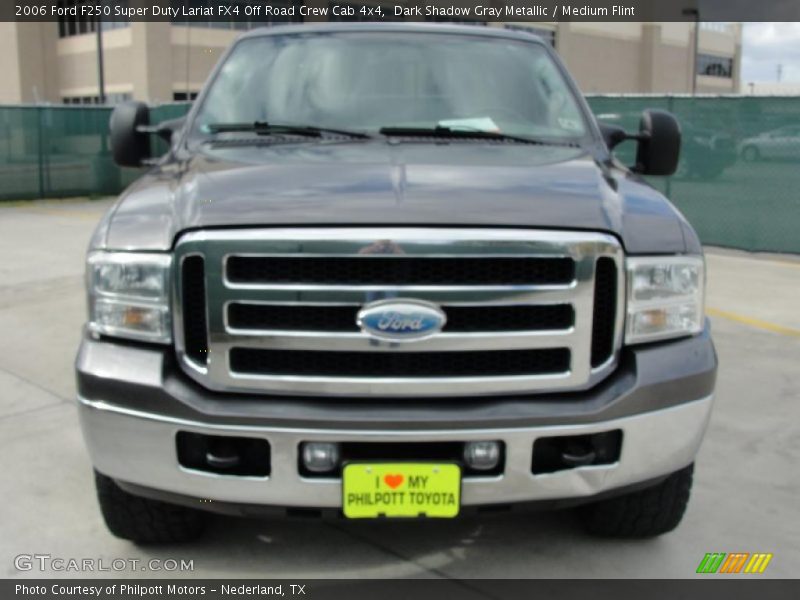 Dark Shadow Gray Metallic / Medium Flint 2006 Ford F250 Super Duty Lariat FX4 Off Road Crew Cab 4x4