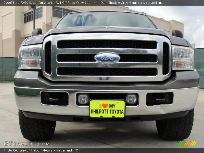Dark Shadow Gray Metallic / Medium Flint 2006 Ford F250 Super Duty Lariat FX4 Off Road Crew Cab 4x4