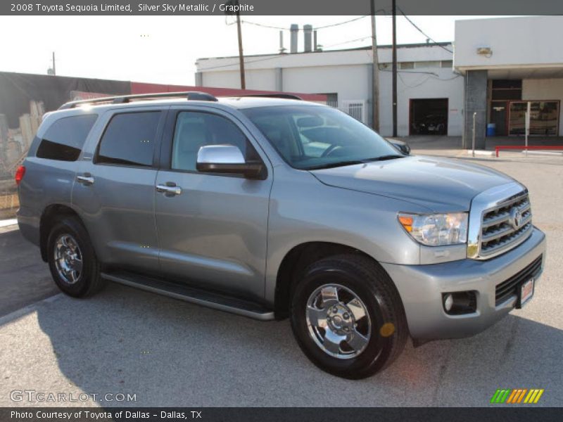Silver Sky Metallic / Graphite 2008 Toyota Sequoia Limited