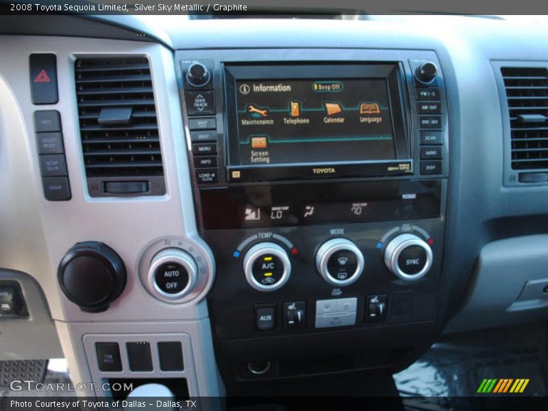 Silver Sky Metallic / Graphite 2008 Toyota Sequoia Limited