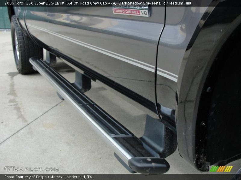 Dark Shadow Gray Metallic / Medium Flint 2006 Ford F250 Super Duty Lariat FX4 Off Road Crew Cab 4x4