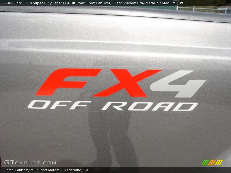 Dark Shadow Gray Metallic / Medium Flint 2006 Ford F250 Super Duty Lariat FX4 Off Road Crew Cab 4x4