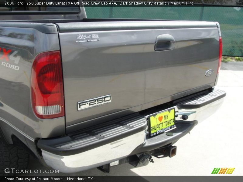 Dark Shadow Gray Metallic / Medium Flint 2006 Ford F250 Super Duty Lariat FX4 Off Road Crew Cab 4x4