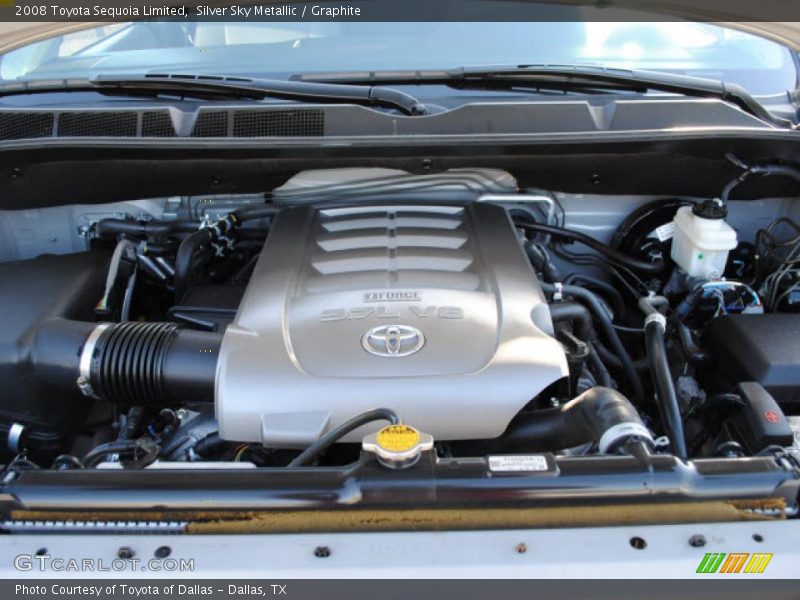  2008 Sequoia Limited Engine - 5.7 Liter DOHC 32-Valve i-Force Dual VVT-i V8