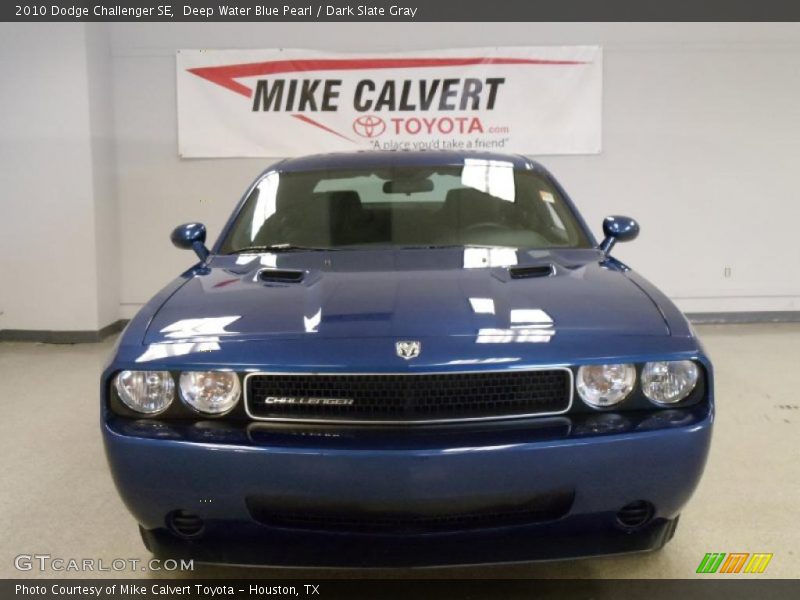 Deep Water Blue Pearl / Dark Slate Gray 2010 Dodge Challenger SE