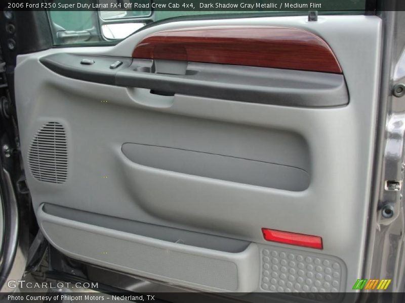 Dark Shadow Gray Metallic / Medium Flint 2006 Ford F250 Super Duty Lariat FX4 Off Road Crew Cab 4x4
