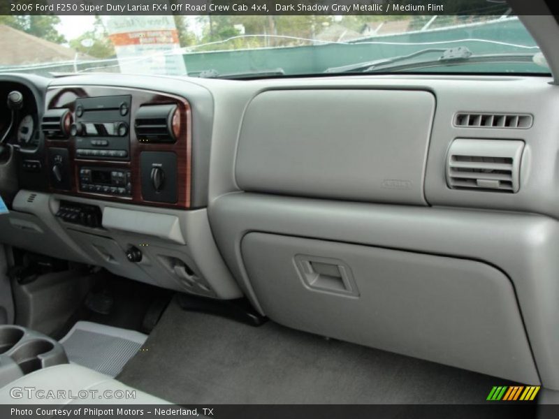 Dark Shadow Gray Metallic / Medium Flint 2006 Ford F250 Super Duty Lariat FX4 Off Road Crew Cab 4x4