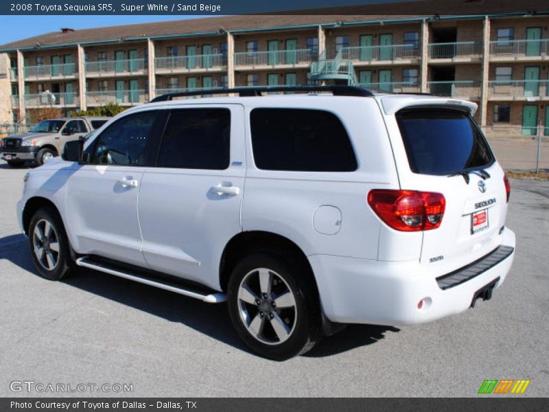 Super White / Sand Beige 2008 Toyota Sequoia SR5