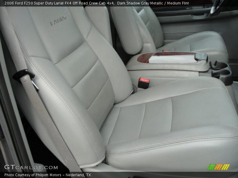 Dark Shadow Gray Metallic / Medium Flint 2006 Ford F250 Super Duty Lariat FX4 Off Road Crew Cab 4x4