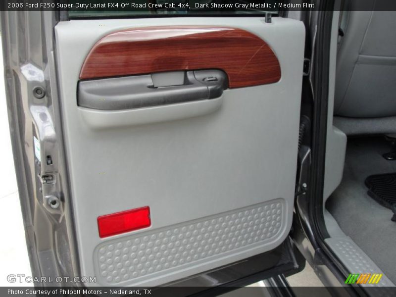 Dark Shadow Gray Metallic / Medium Flint 2006 Ford F250 Super Duty Lariat FX4 Off Road Crew Cab 4x4