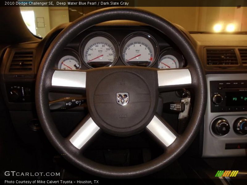 Deep Water Blue Pearl / Dark Slate Gray 2010 Dodge Challenger SE