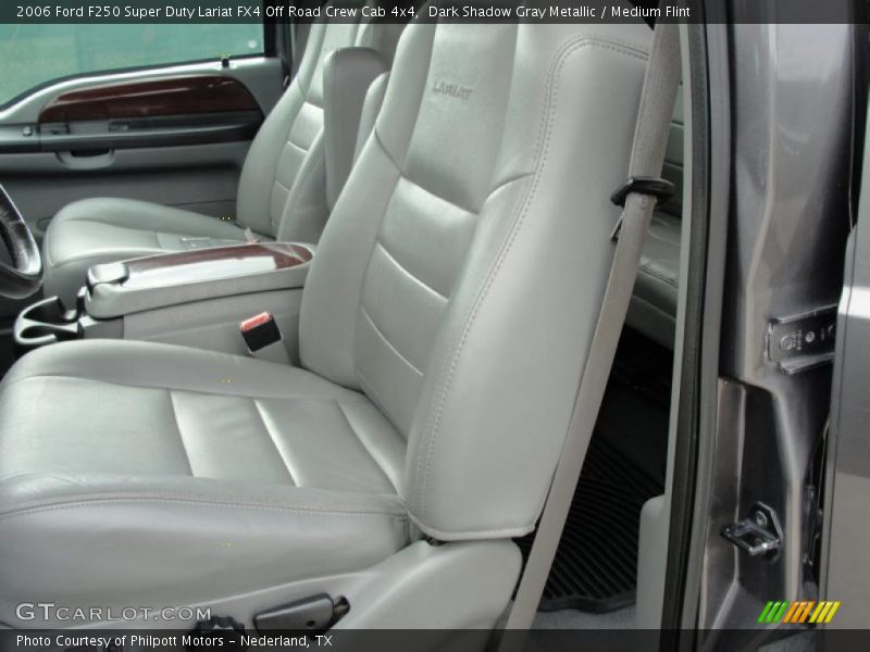 Dark Shadow Gray Metallic / Medium Flint 2006 Ford F250 Super Duty Lariat FX4 Off Road Crew Cab 4x4