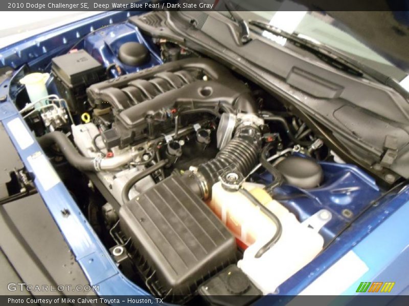 Deep Water Blue Pearl / Dark Slate Gray 2010 Dodge Challenger SE