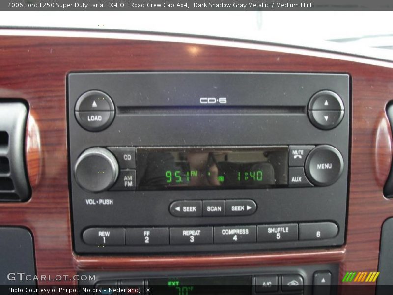 Dark Shadow Gray Metallic / Medium Flint 2006 Ford F250 Super Duty Lariat FX4 Off Road Crew Cab 4x4