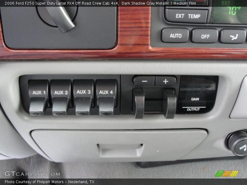 Dark Shadow Gray Metallic / Medium Flint 2006 Ford F250 Super Duty Lariat FX4 Off Road Crew Cab 4x4
