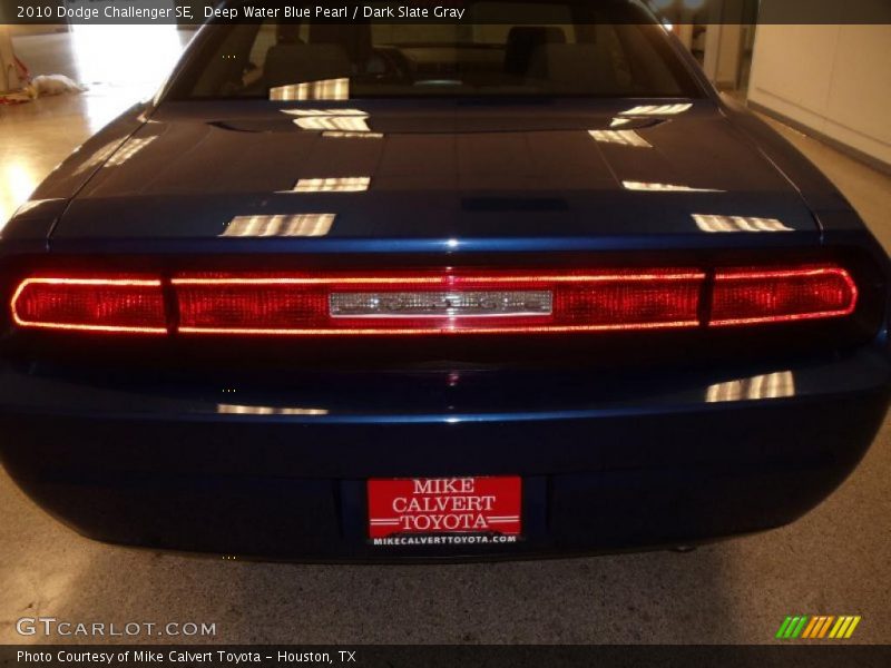 Deep Water Blue Pearl / Dark Slate Gray 2010 Dodge Challenger SE
