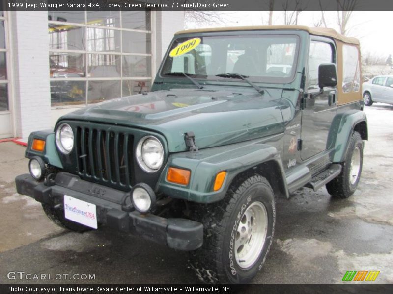 Forest Green Pearlcoat / Camel/Dark Green 1999 Jeep Wrangler Sahara 4x4