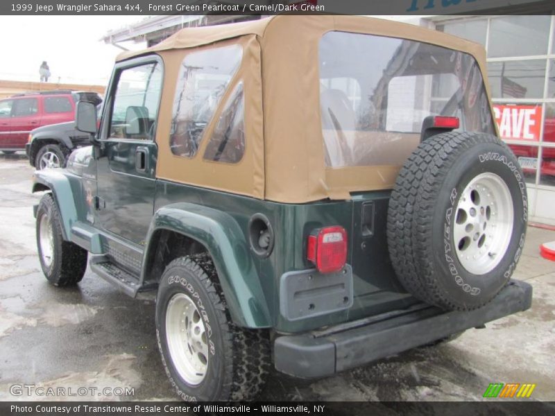 Forest Green Pearlcoat / Camel/Dark Green 1999 Jeep Wrangler Sahara 4x4
