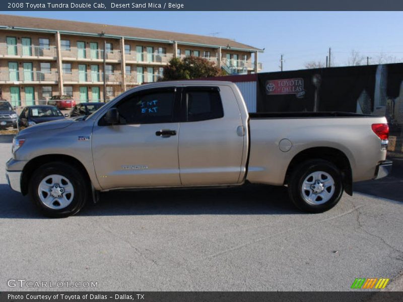 Desert Sand Mica / Beige 2008 Toyota Tundra Double Cab