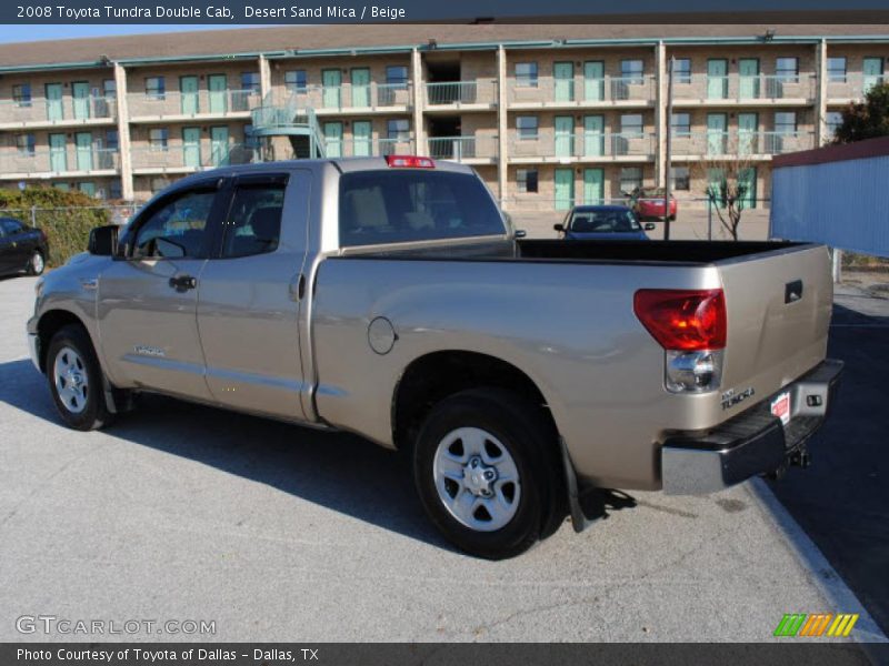 Desert Sand Mica / Beige 2008 Toyota Tundra Double Cab