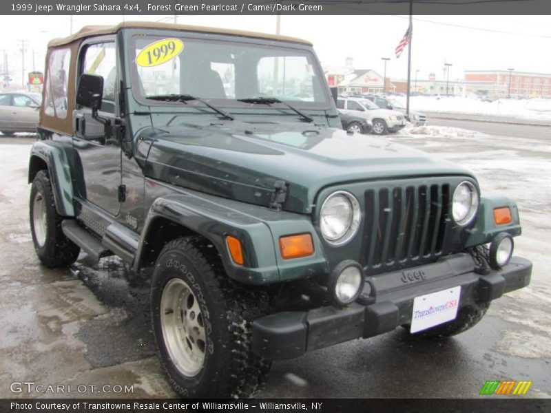 Forest Green Pearlcoat / Camel/Dark Green 1999 Jeep Wrangler Sahara 4x4