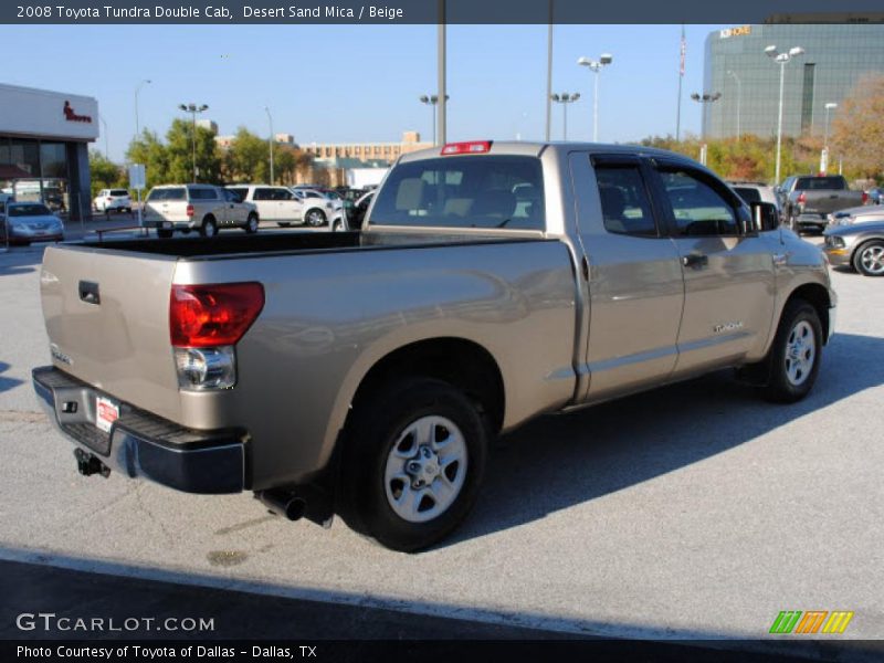 Desert Sand Mica / Beige 2008 Toyota Tundra Double Cab