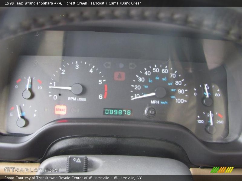 Forest Green Pearlcoat / Camel/Dark Green 1999 Jeep Wrangler Sahara 4x4