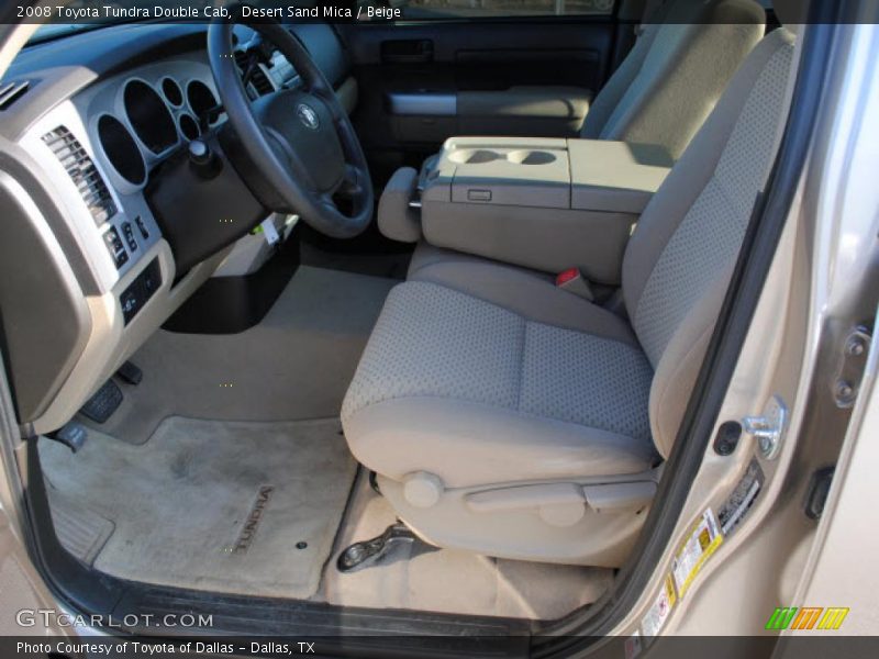 Desert Sand Mica / Beige 2008 Toyota Tundra Double Cab