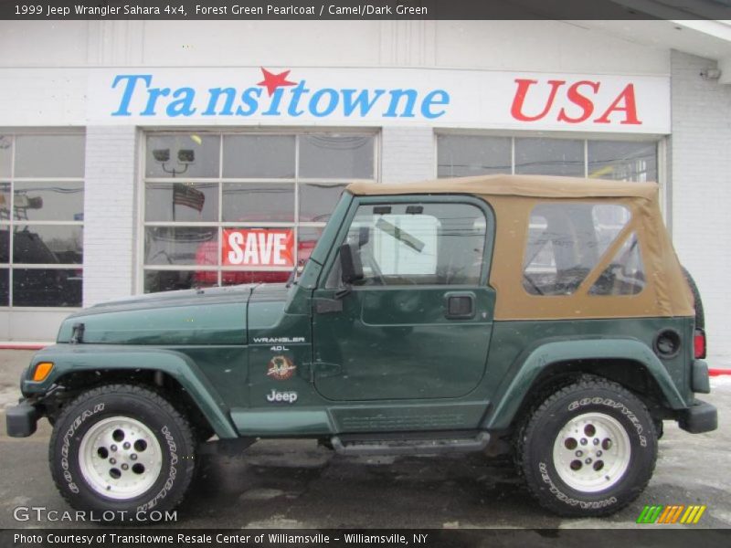 Forest Green Pearlcoat / Camel/Dark Green 1999 Jeep Wrangler Sahara 4x4