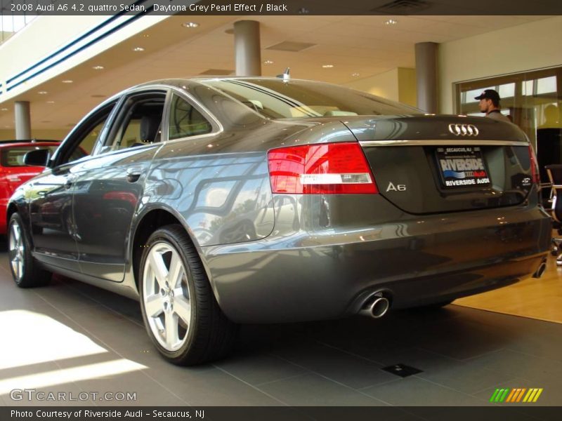 Daytona Grey Pearl Effect / Black 2008 Audi A6 4.2 quattro Sedan