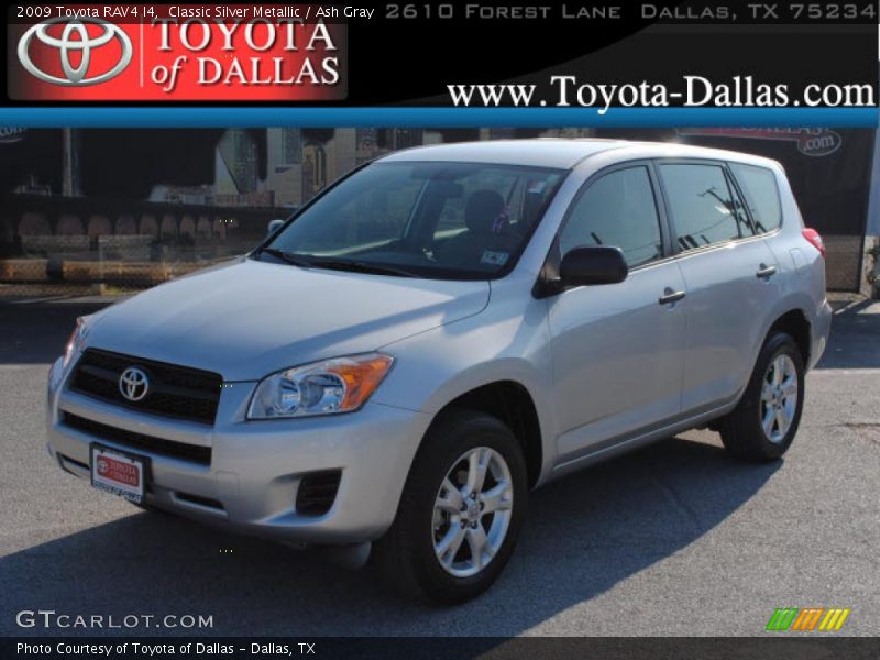 Classic Silver Metallic / Ash Gray 2009 Toyota RAV4 I4