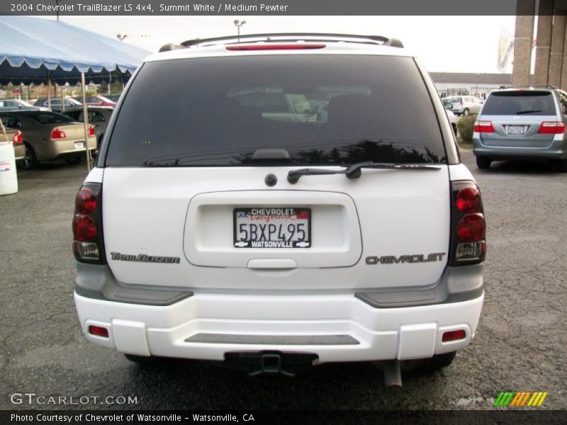 Summit White / Medium Pewter 2004 Chevrolet TrailBlazer LS 4x4