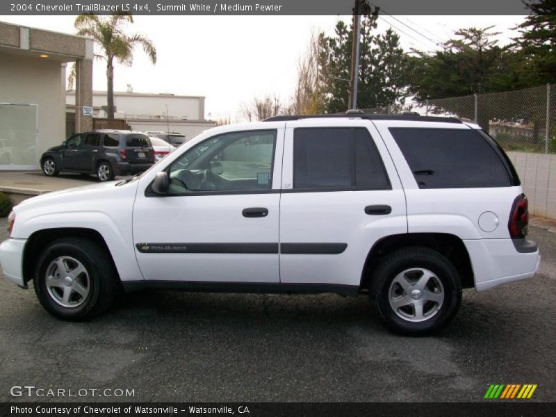 Summit White / Medium Pewter 2004 Chevrolet TrailBlazer LS 4x4