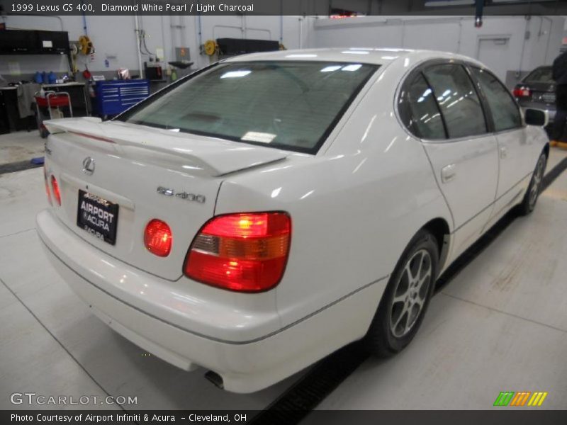 Diamond White Pearl / Light Charcoal 1999 Lexus GS 400