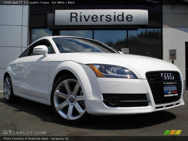Ibis White / Black 2008 Audi TT 3.2 quattro Coupe