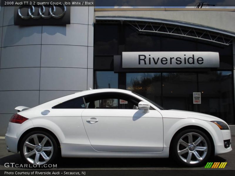 Ibis White / Black 2008 Audi TT 3.2 quattro Coupe