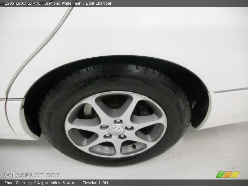 Diamond White Pearl / Light Charcoal 1999 Lexus GS 400