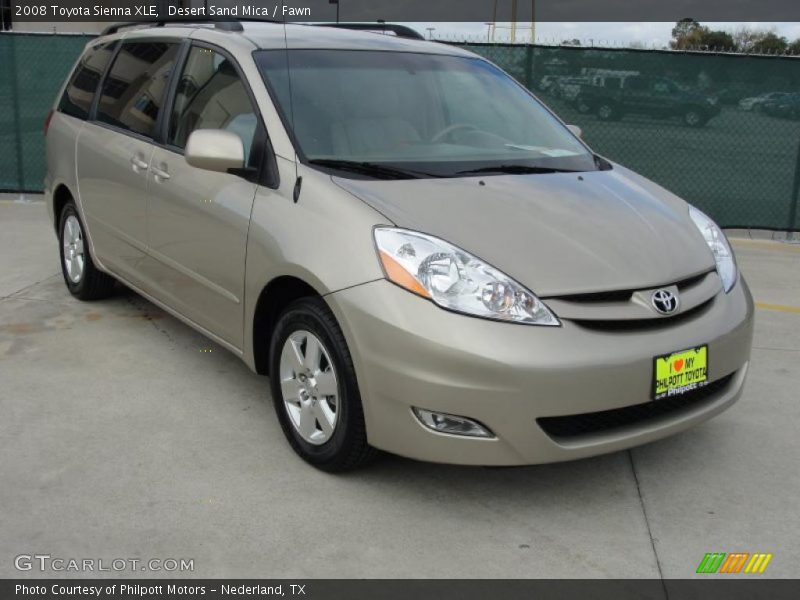 Desert Sand Mica / Fawn 2008 Toyota Sienna XLE