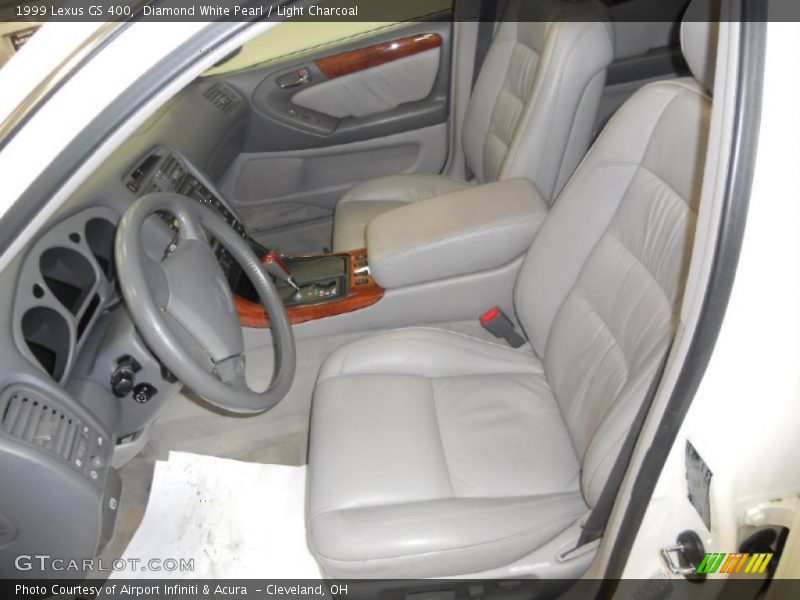 Diamond White Pearl / Light Charcoal 1999 Lexus GS 400