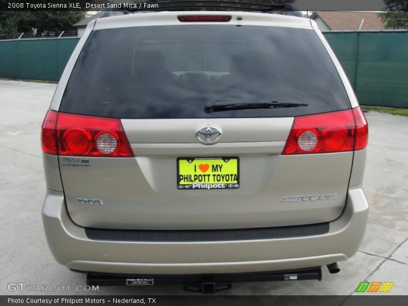 Desert Sand Mica / Fawn 2008 Toyota Sienna XLE